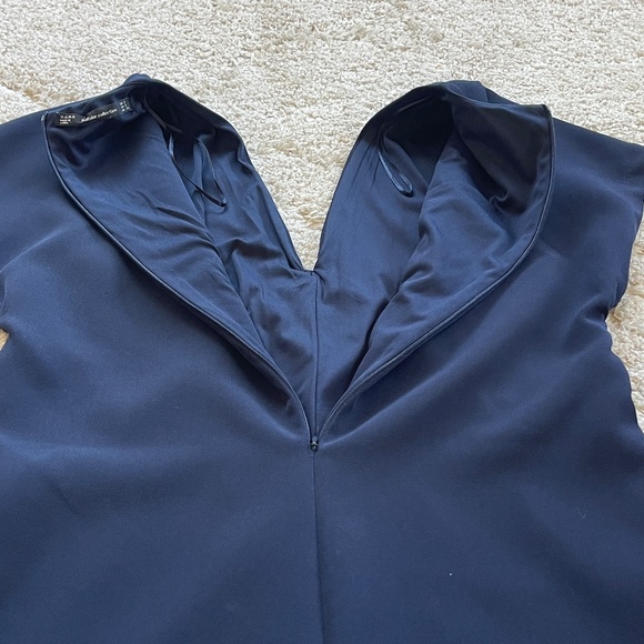 Zara Navy Playsuit Romper Size Small - Picture 8 of 12
